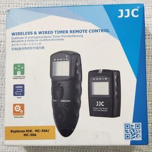 JJC Wireless Intervalometer Timer Remote for Nikon MC-36A/MC-30A